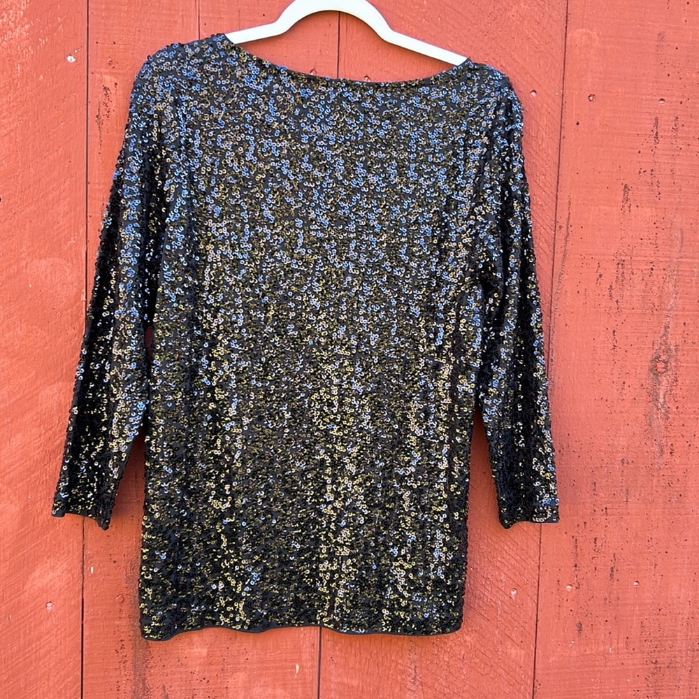 J.Crew Black Sequin Top - Picture 5 of 5